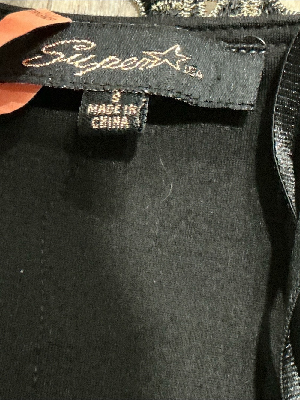 Super Star USA Black Floral Embroidered Bodycon Cocktail Dress – Size Small - Picture 11 of 11